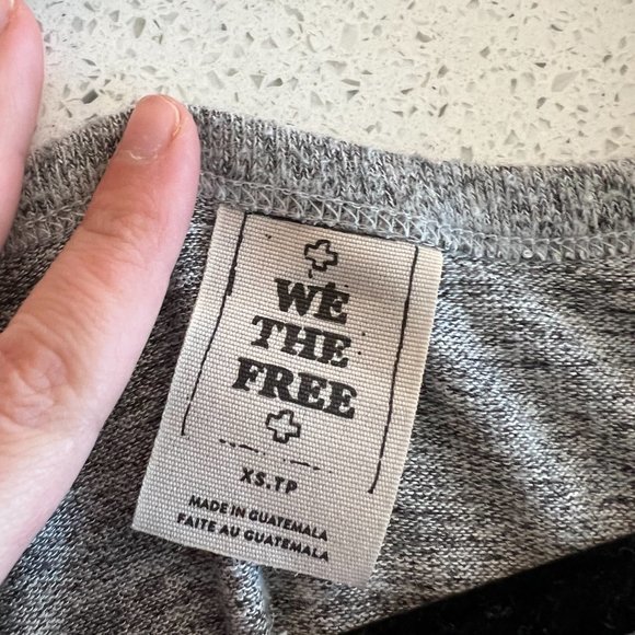 We The Free tank top grey‎ size extra small - Picture 3 of 3